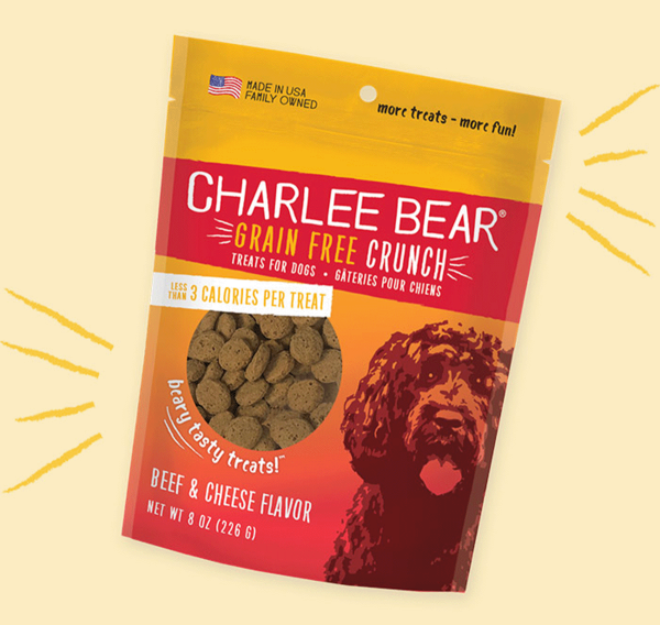 Charlee Bear Grain-Free Crunch dog treats