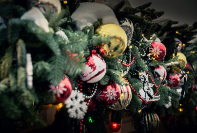 details decorated christmas kiosk with red golden 2025 03 10 10 58 42 utc