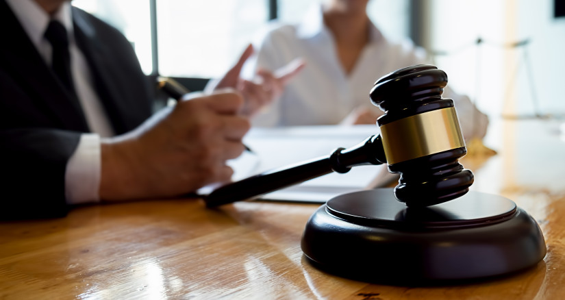 judge gavel with justice lawyers having team meeti 2025 01 29 08 01 30 utc