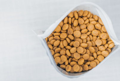 top view of pet food pellets in a bag 2026 01 06 09 26 12 utc