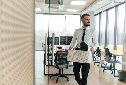 walking forward unemployed man is with personal b 2025 03 18 19 48 11 utc