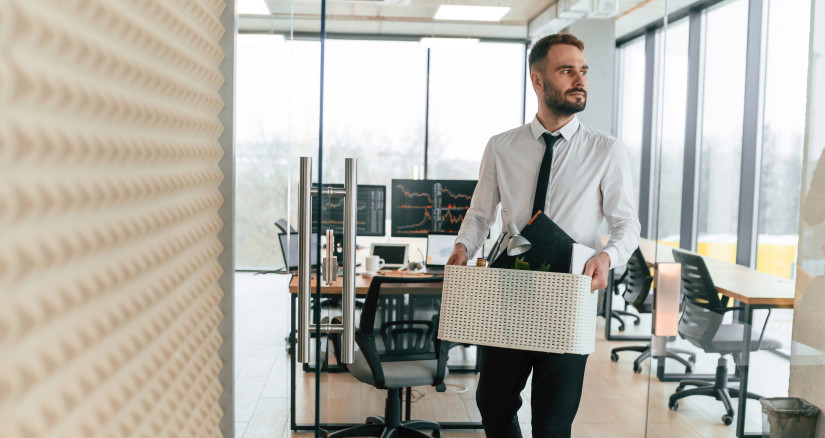 walking forward unemployed man is with personal b 2025 03 18 19 48 11 utc